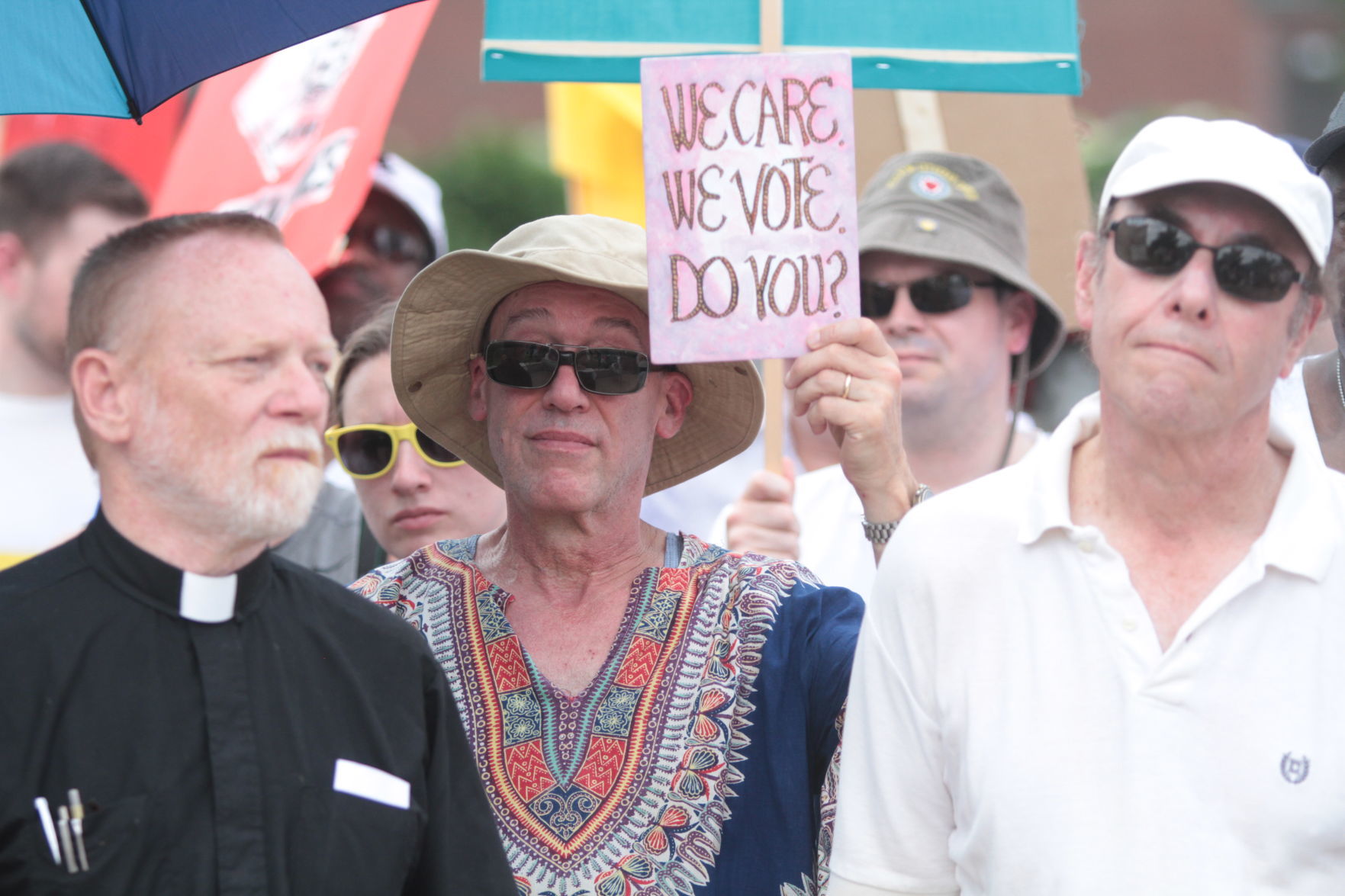 Families, activists protest Trump's immigration policies with Hammond rally